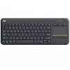 LOGITECH draadloos touch-toetsenbord K400 Plus - zwart - Qwerty Nederlands