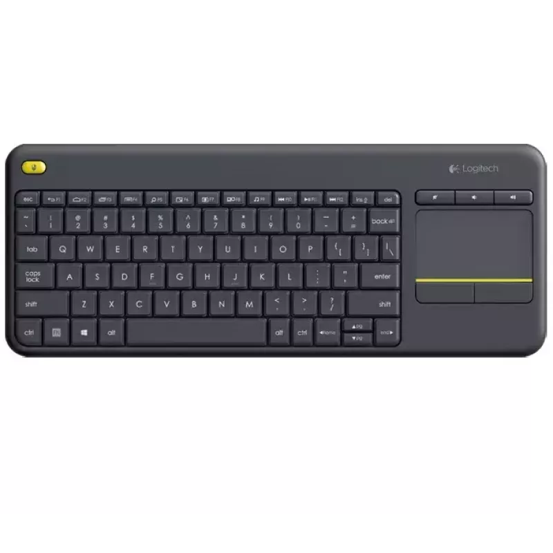 LOGITECH draadloos touch-toetsenbord K400 Plus - zwart - Qwerty Nederlands
