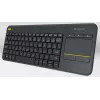 LOGITECH draadloos touch-toetsenbord K400 Plus - zwart - Qwerty Nederlands