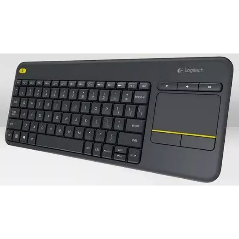 LOGITECH draadloos touch-toetsenbord K400 Plus - zwart - Qwerty Nederlands