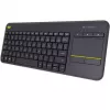 LOGITECH draadloos touch-toetsenbord K400 Plus - zwart - Qwerty Nederlands