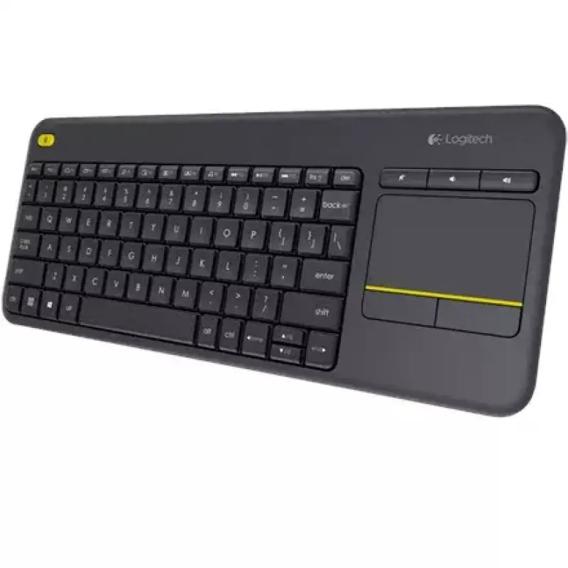 LOGITECH draadloos touch-toetsenbord K400 Plus - zwart - Qwerty Nederlands