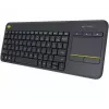 LOGITECH draadloos touch-toetsenbord K400 Plus - zwart - Qwerty Nederlands