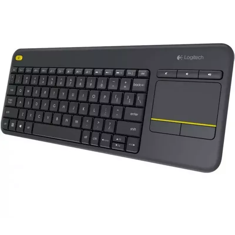 LOGITECH draadloos touch-toetsenbord K400 Plus - zwart - Qwerty Nederlands