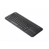LOGITECH draadloos touch-toetsenbord K400 Plus - zwart - Qwerty Nederlands