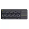 LOGITECH draadloos touch-toetsenbord K400 Plus - zwart - Qwerty Nederlands