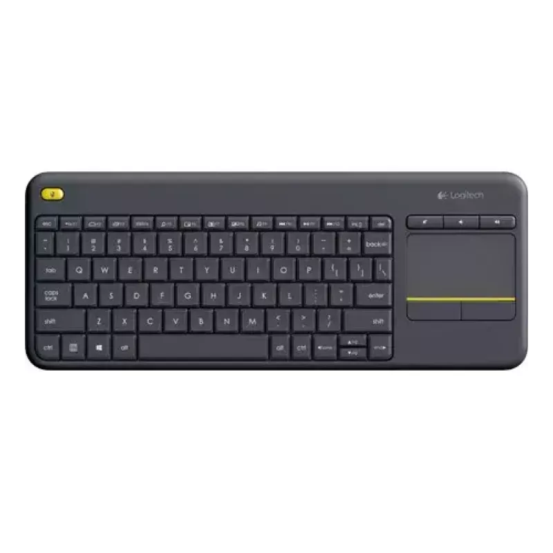 LOGITECH draadloos touch-toetsenbord K400 Plus - zwart - Qwerty Nederlands
