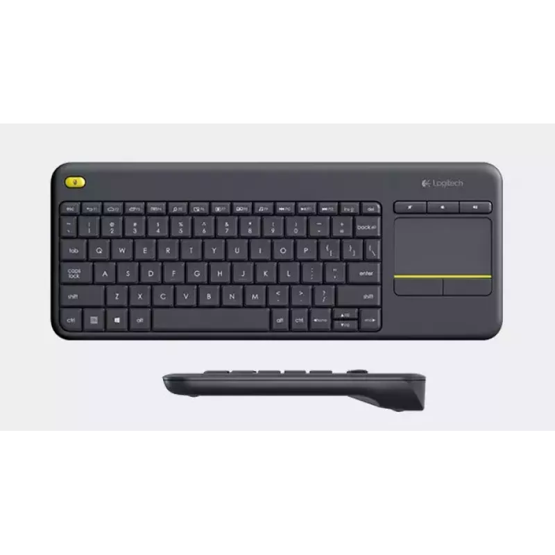 LOGITECH draadloos touch-toetsenbord K400 Plus - zwart - Qwerty Nederlands