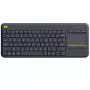 LOGITECH draadloos touch-toetsenbord K400 Plus - zwart - Qwerty Nederlands