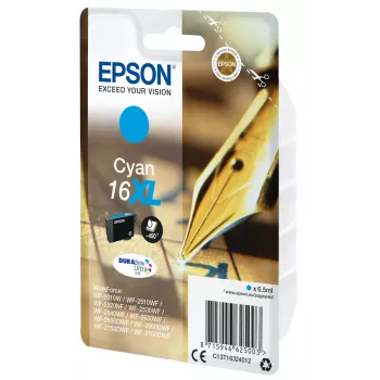 Epson Pen and crossword eenpersoonsverpakking cyaan 16XL DURABrite Ultra inkt