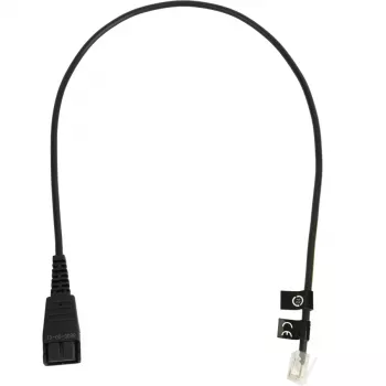Telefoonkabel Jabra 8800-00-01 QD RJ10 0,5 m zwart