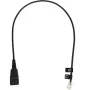 Telefoonkabel Jabra 8800-00-01 QD RJ10 0,5 m zwart