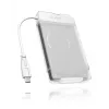 ICY BOX IB-AC703-C HDD/SSD-behuizing transparant, wit 2,5 inch