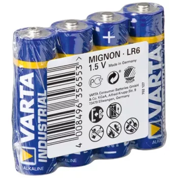 VARTA batterij Industrial Pro mignon AA LR6 (4x in folie)
