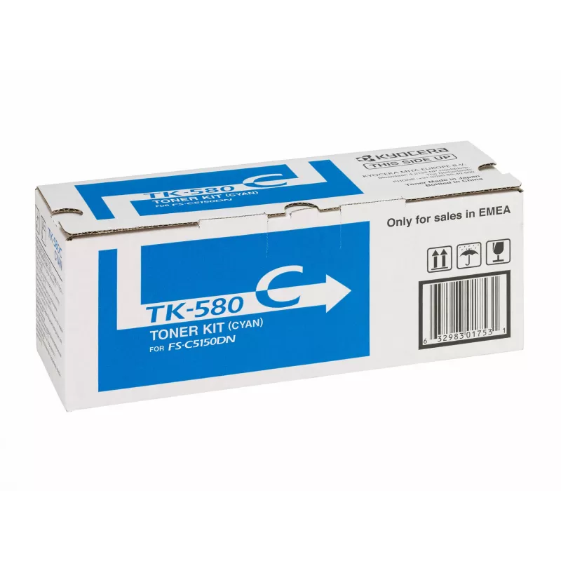 Tonerpatroon Kyocera TK-580C 15000 pagina's cyaan