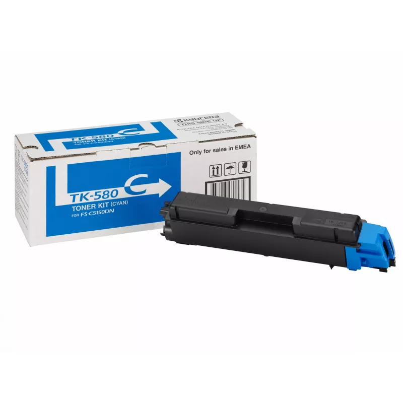 Tonerpatroon Kyocera TK-580C 15000 pagina's cyaan