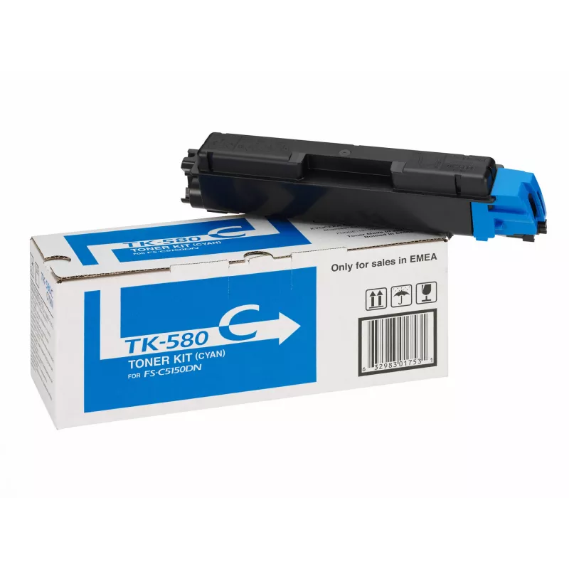 Tonerpatroon Kyocera TK-580C 15000 pagina's cyaan