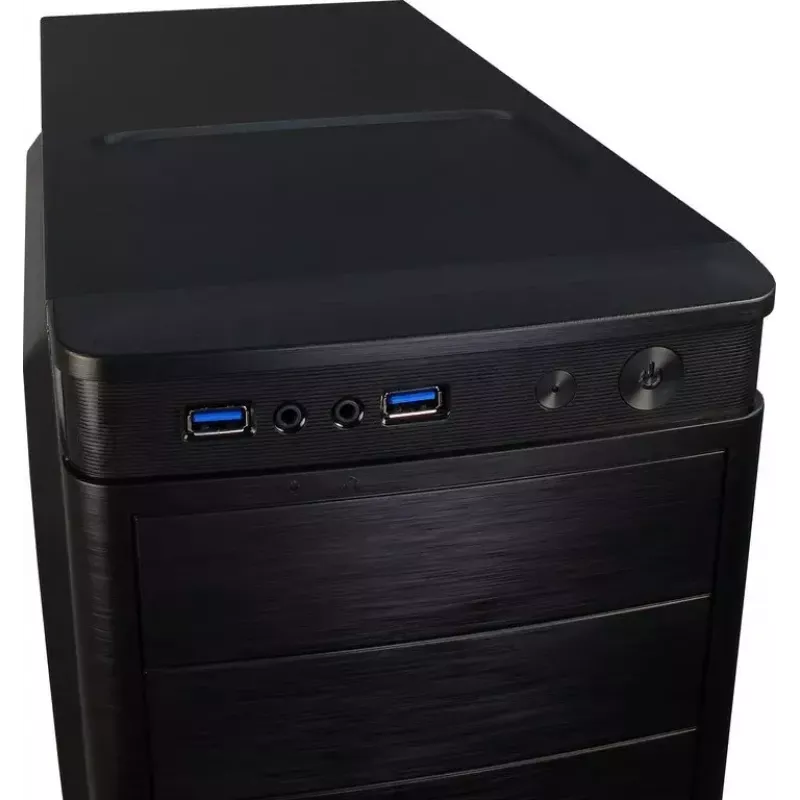PC-behuizing Inter-Tech IT-5905 midi tower zwart