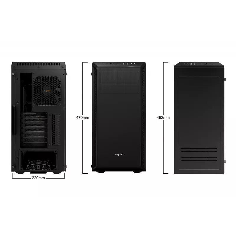 be quiet Pure Base 600 Window midi tower zwart