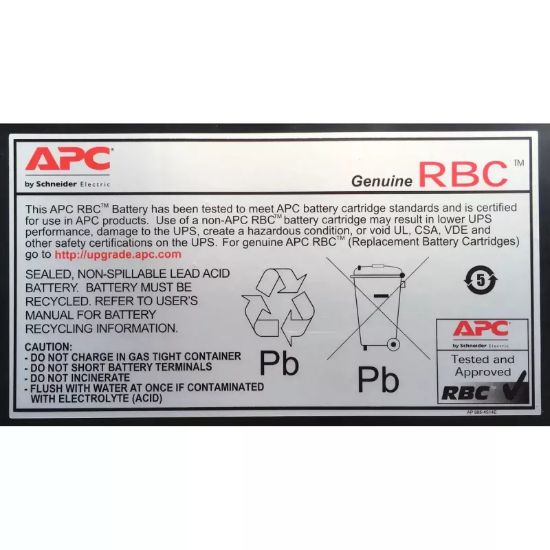APC batterijvervangingscassette RBC22 (OEM)