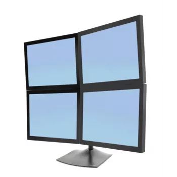 Monitor-tafelstandaard Ergotron DS Series DS100 Quad 61 cm zwart
