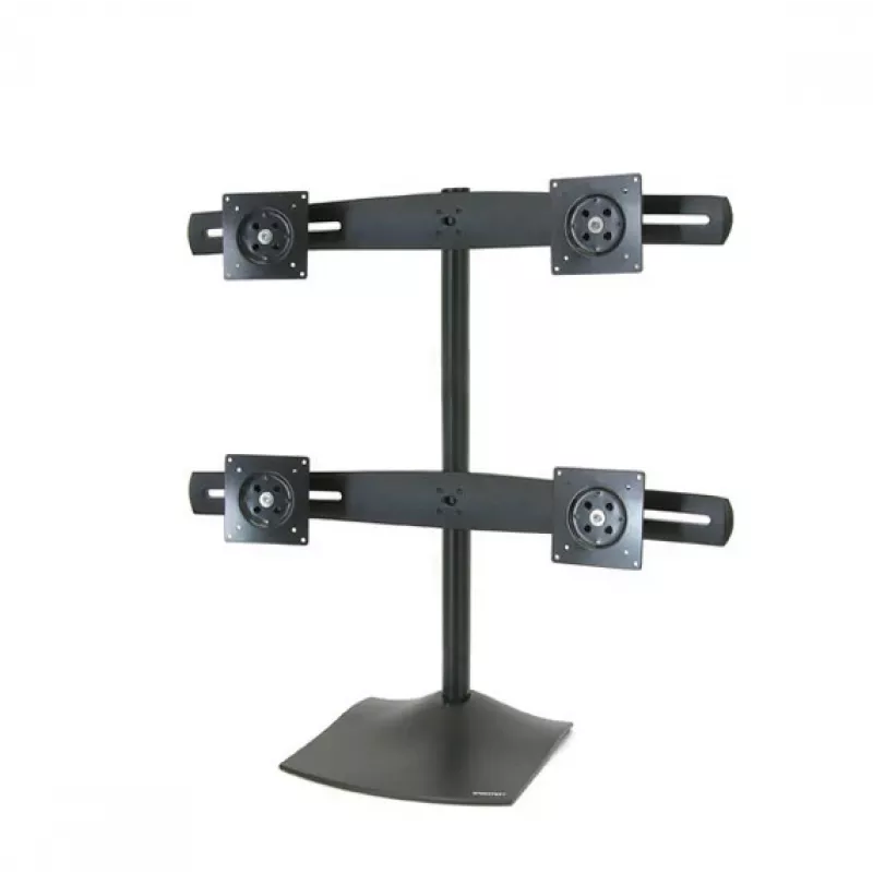 Monitor-tafelstandaard Ergotron DS Series DS100 Quad 61 cm zwart