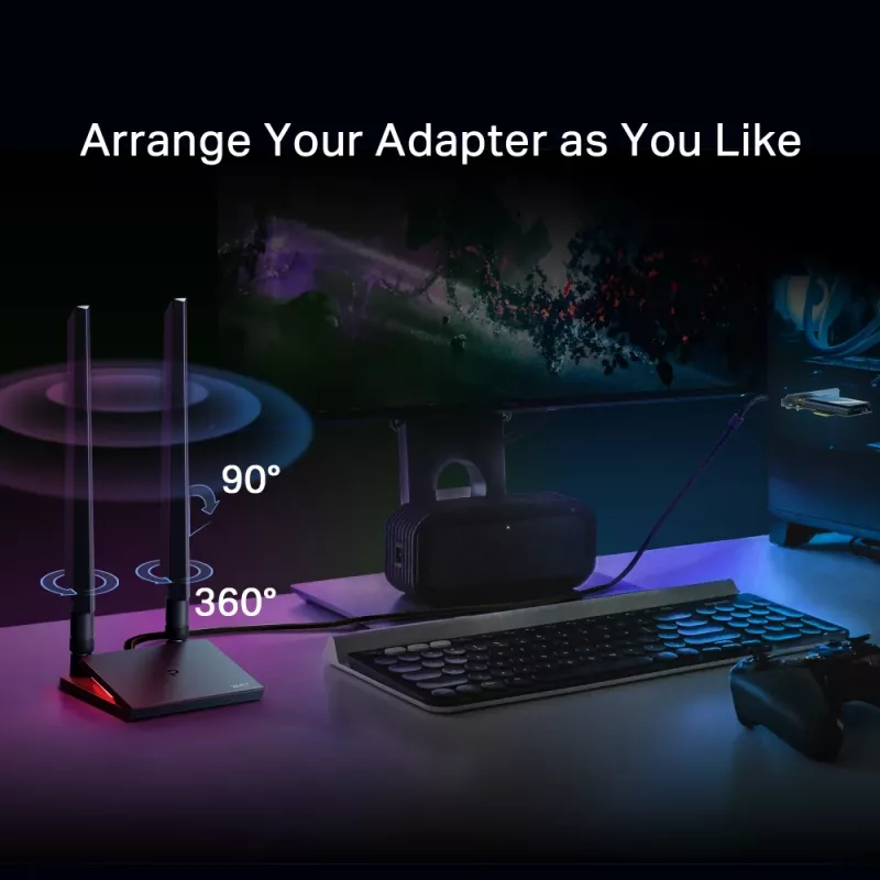 TP-Link Archer BE9300 Wi-Fi 7 Bluetooth 5.4 PCIe-adapter