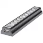 Manhattan USB-A 10-poorts desktop-hub, 10x USB-A-poorten, 480 Mbit/s (USB 2.0), stroomvoorziening via USB of externe voeding (niet meegeleverd) voor verhoogde prestaties op aangesloten apparaten