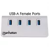 USB-hub Manhattan USB-A 4-poorts hub