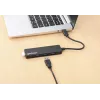 Manhattan USB-C dock/hub, aansluitingen (4): USB-A (x4), 5 Gbps (USB 3.2 Gen1 ook bekend als USB 3.0), USB-gevoed (geen externe voeding nodig), equivalent aan HB30CM4AB