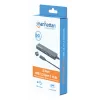 Manhattan USB-C dock/hub, aansluitingen (4): USB-A (x4), 5 Gbps (USB 3.2 Gen1 ook bekend als USB 3.0), USB-gevoed (geen externe voeding nodig), equivalent aan HB30CM4AB