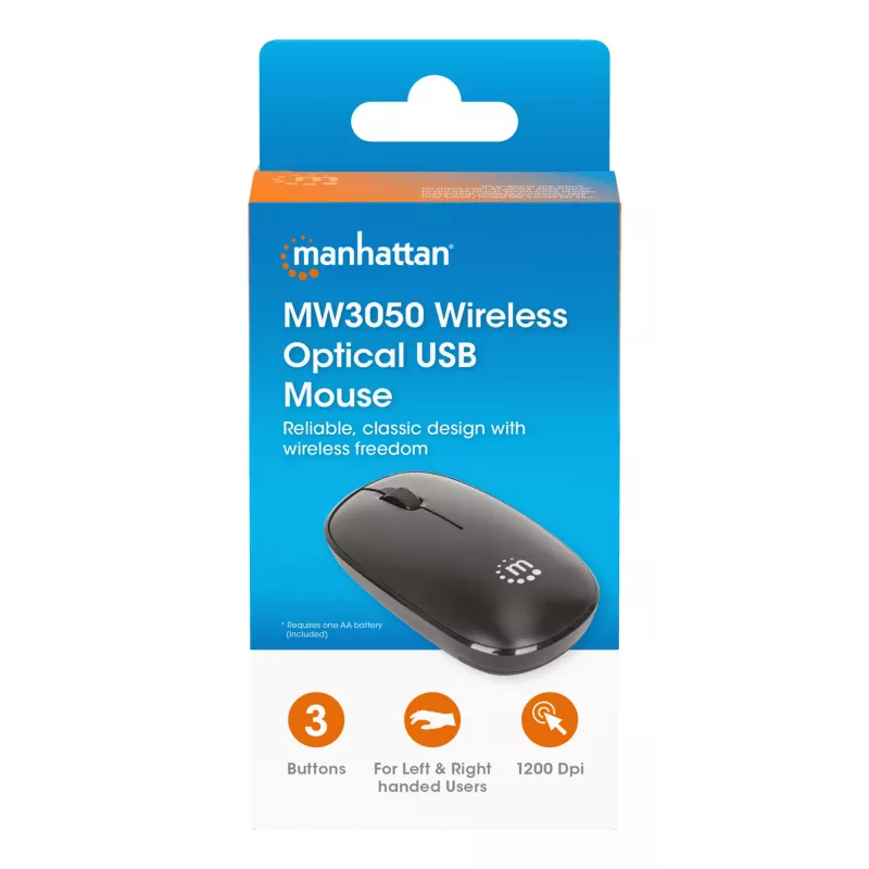 Draadloze optische muis Manhattan MW3050 USB