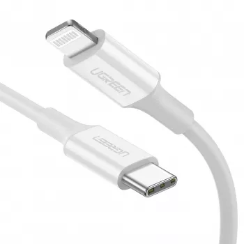Ugreen 10493 Lightning-kabel 1 m wit