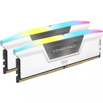 CORSAIR werkgeheugen 32GB DDR5 (2x16GB) DRAM 6000MT/s CL30 geheugenkit Vengeance RGB - wit