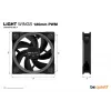 be quiet Light Wings 120mm ARGB PWM ventilator zwart 3-pack