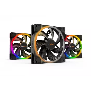 be quiet Light Wings 140mm ARGB PWM ventilator zwart 3-pack