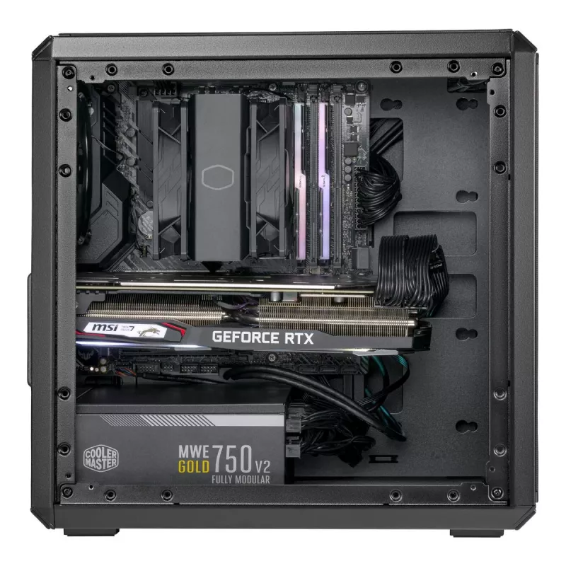 COOLER MASTER CPU-behuizing Masterbox Q300L V2 zwart