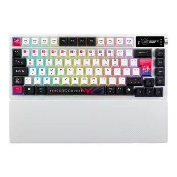 ASUS ROG Azoth X Toetsenbord Gaming USB + RF Draadloos + Bluetooth QWERTZ Wit