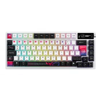 ASUS ROG Azoth X Toetsenbord Gaming USB + RF Draadloos + Bluetooth QWERTZ Wit
