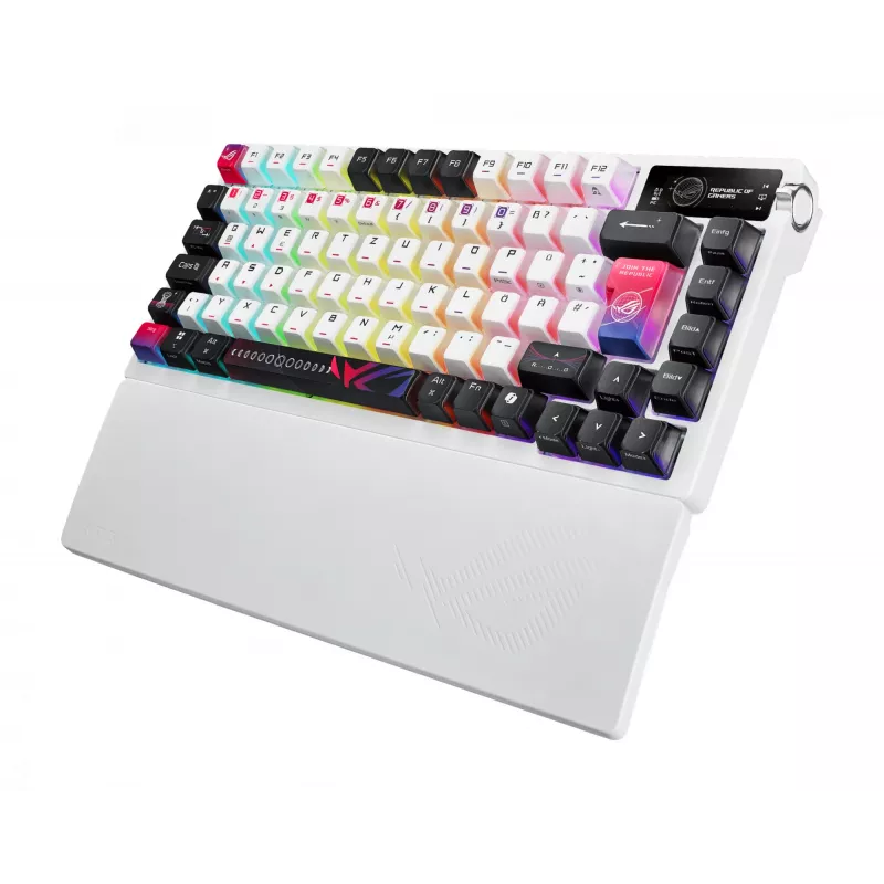 ASUS ROG Azoth X Toetsenbord Gaming USB + RF Draadloos + Bluetooth QWERTZ Wit