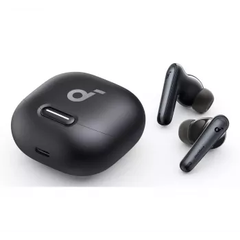 In-ear-koptelefoon draadloos Anker Liberty 4 NC — Zwart, Bluetooth, USB-C-oplaadfunctie