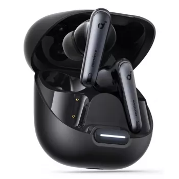 In-ear-koptelefoon draadloos Anker Liberty 4 NC — Zwart, Bluetooth, USB-C-oplaadfunctie