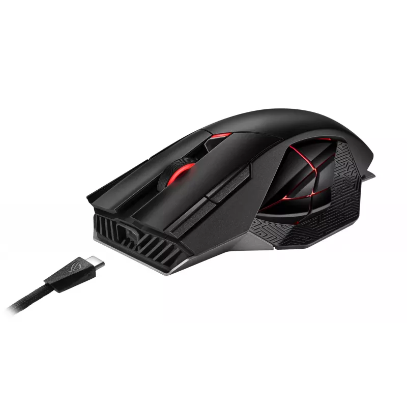 ASUS ROG Spatha X muis gaming rechtshandig RF draadloos + USB Type-C optisch 19000 DPI