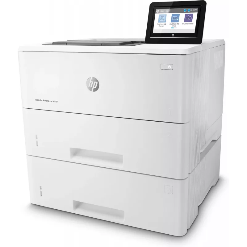 HP LaserJet Enterprise M507x, laser, 1200 x 1200 DPI, A4, 43 ppm, dubbelzijdig afdrukken, netwerkgeschikt