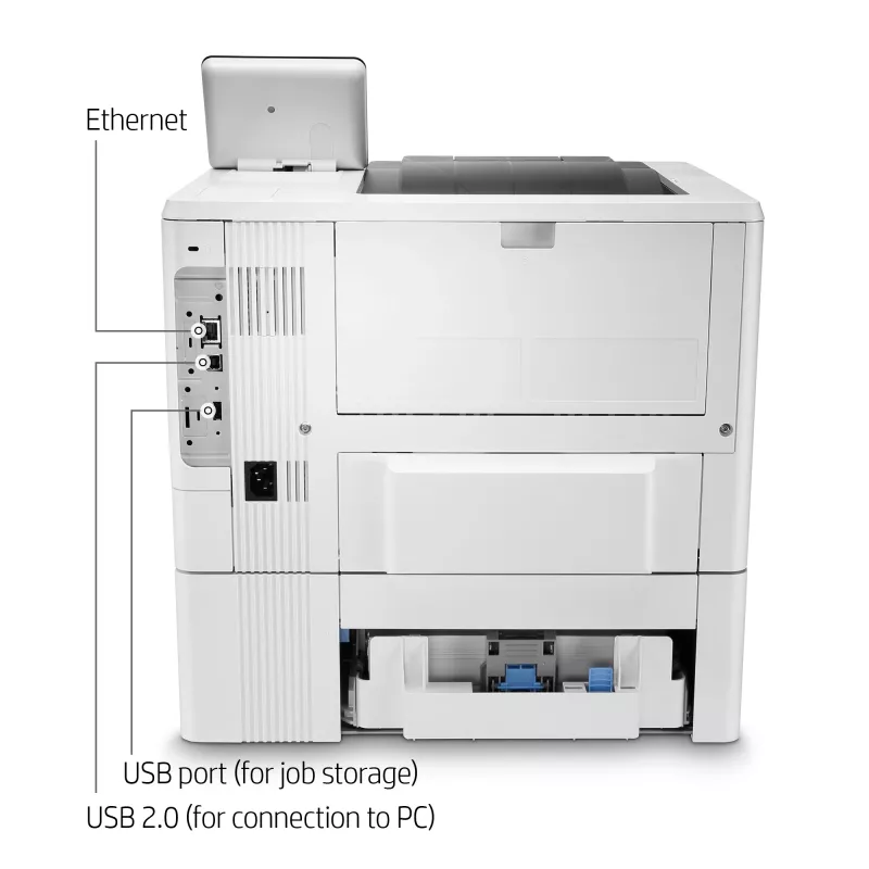 HP LaserJet Enterprise M507x, laser, 1200 x 1200 DPI, A4, 43 ppm, dubbelzijdig afdrukken, netwerkgeschikt
