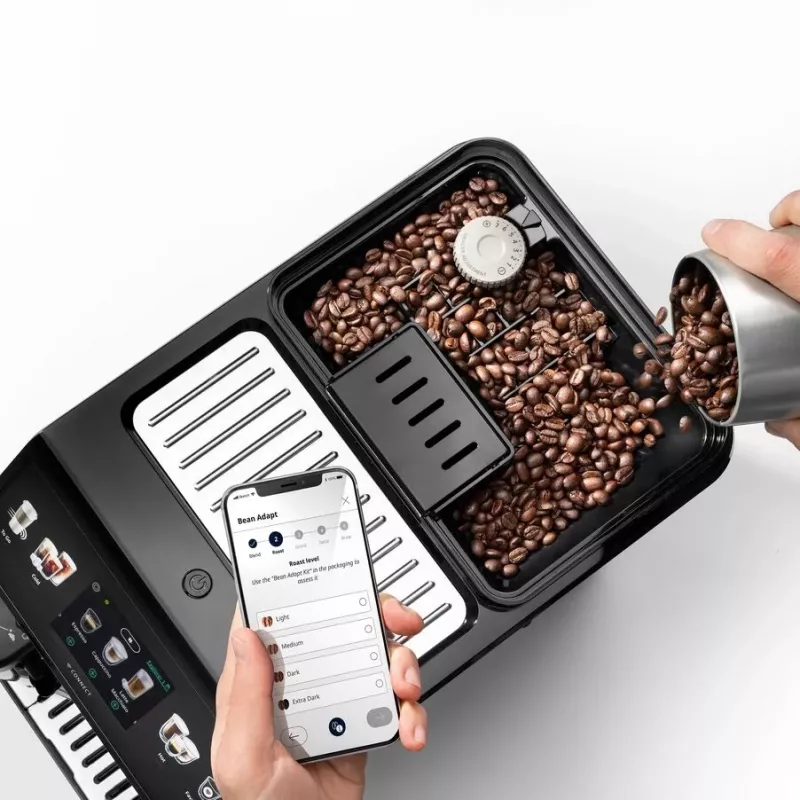 Combikoffiemachine De’Longhi ECAM450.86.T — volautomatisch, 1,8 l watertank, 300 g bonenreservoir, 19 bar, ingebouwde maalwerk, TFT-display
