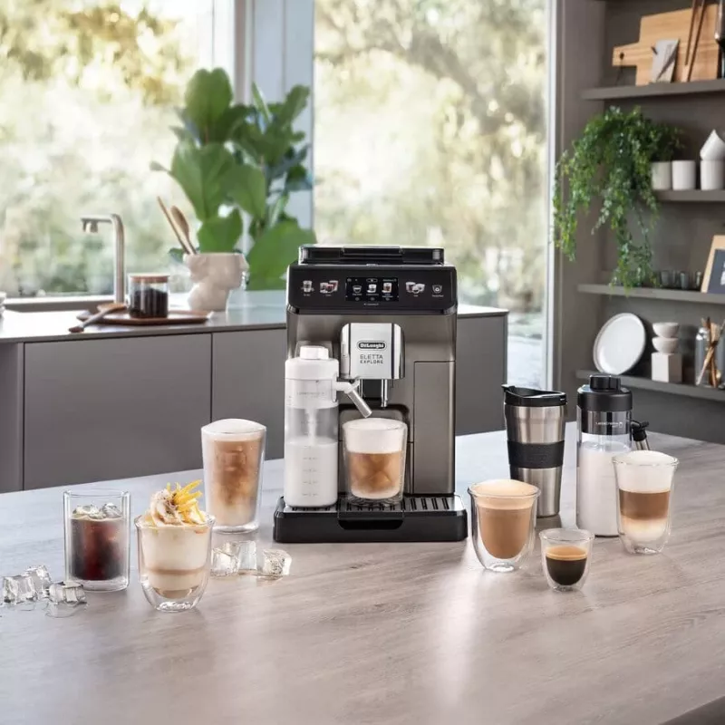 Combikoffiemachine De’Longhi ECAM450.86.T — volautomatisch, 1,8 l watertank, 300 g bonenreservoir, 19 bar, ingebouwde maalwerk, TFT-display