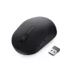 DELL Pro Plus Compact muis - MS5120W - zwart, dubbelhandig, optisch, RF Wireless + Bluetooth, 1600 DPI, zwart