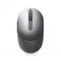 DELL Pro Plus Compact muis – MS5120W – Titan Gray, dubbelhandig, optisch, RF Wireless + Bluetooth, 1600 dpi, grijs, titanium