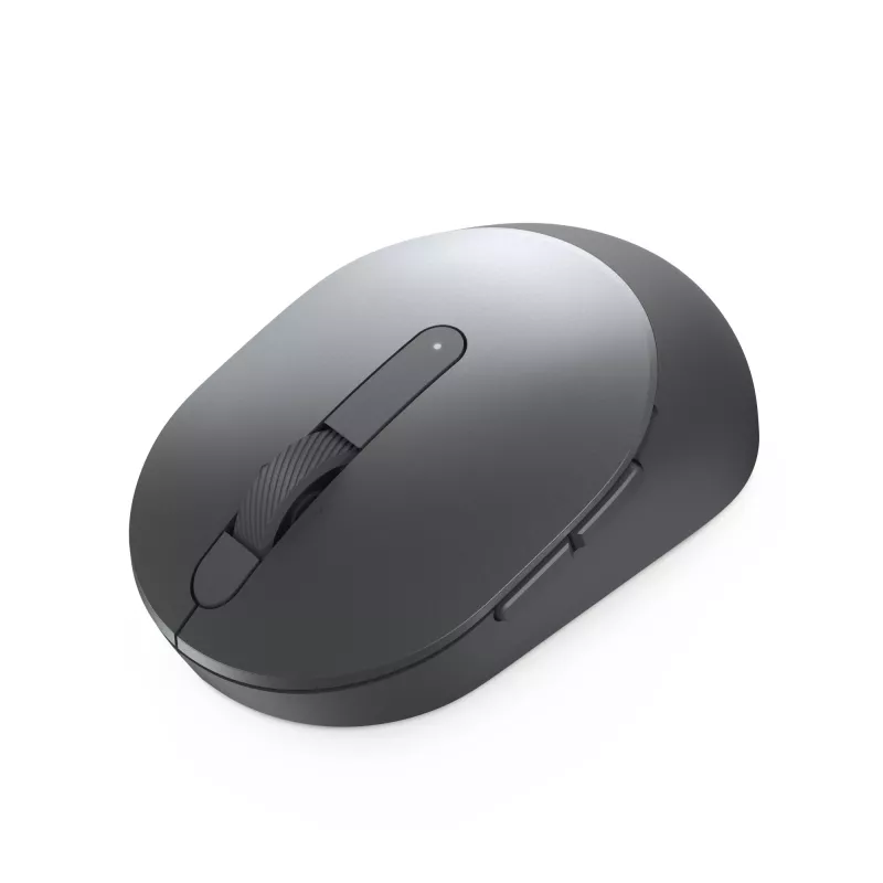 DELL Pro Plus Compact muis – MS5120W – Titan Gray, dubbelhandig, optisch, RF Wireless + Bluetooth, 1600 dpi, grijs, titanium